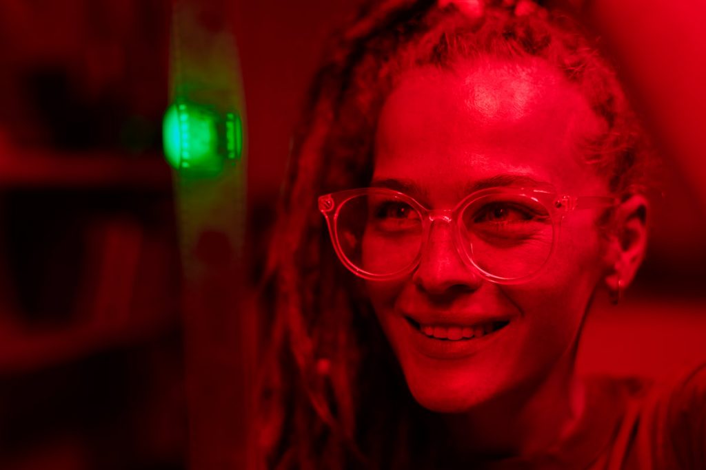 Luz roja para la piel